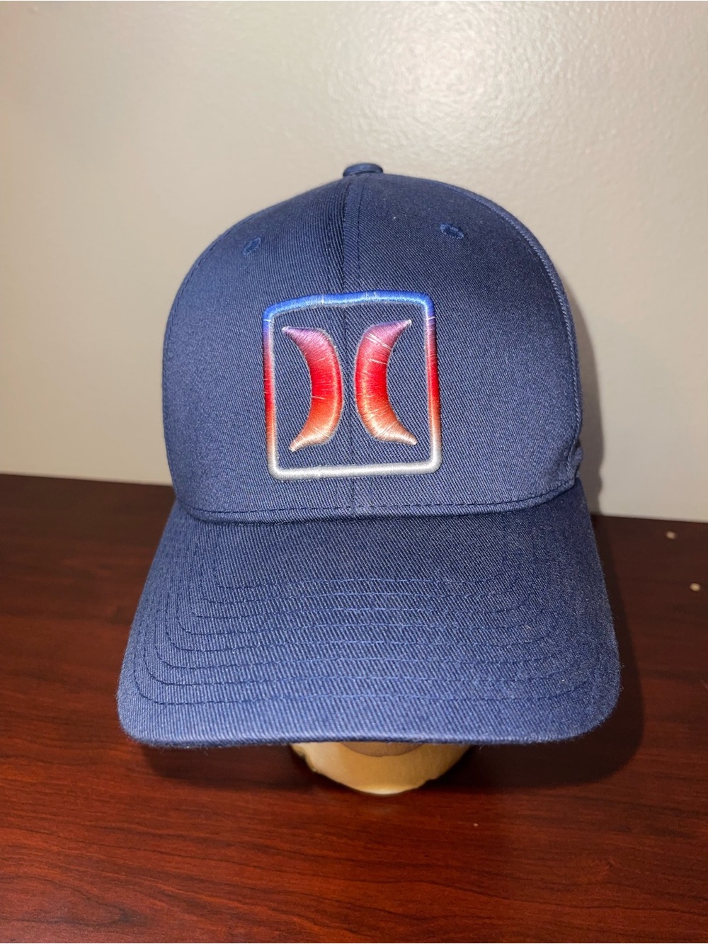 Hurley Navy Blue Embroidered Logo Hat